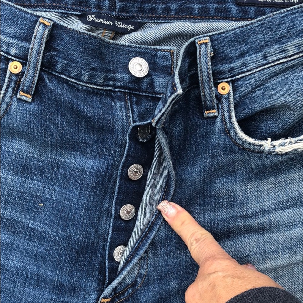 Citizens Of Humanity Blue Ankle Jeans - Picture 9 of 14